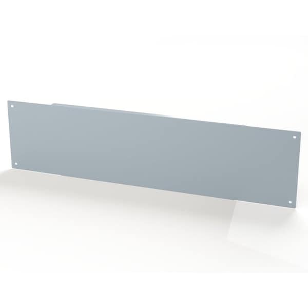 Louvered skirts, 12 in. H x 47-3/4 in. W x 1 in. L, Steel